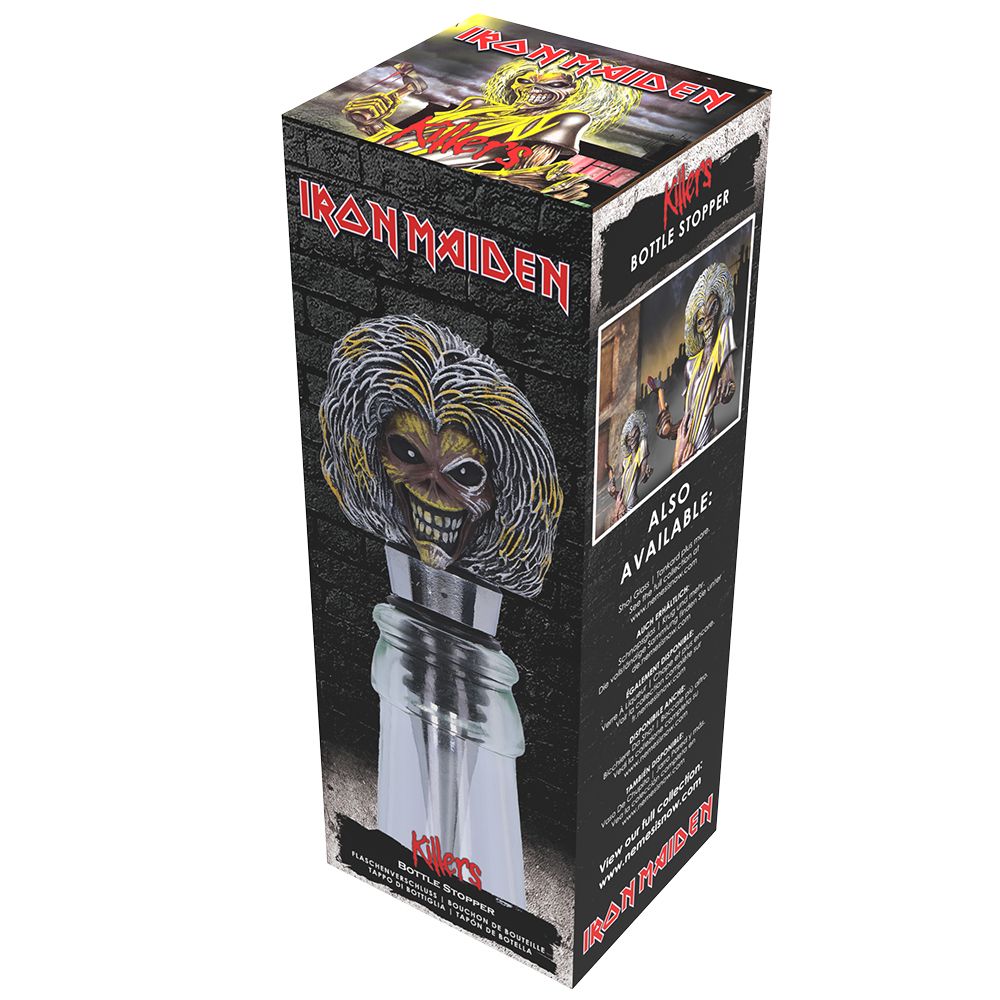 NEMESIS NOW Iron Maiden the killers bottle stopper - Slika 8