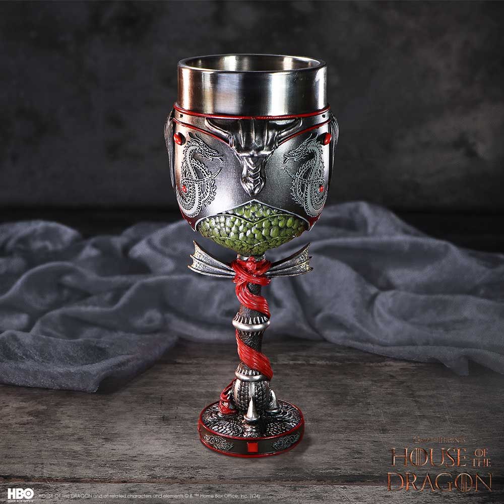NEMESIS NOW House of the Dragon Daemon Targaryen Goblet - Slika 7