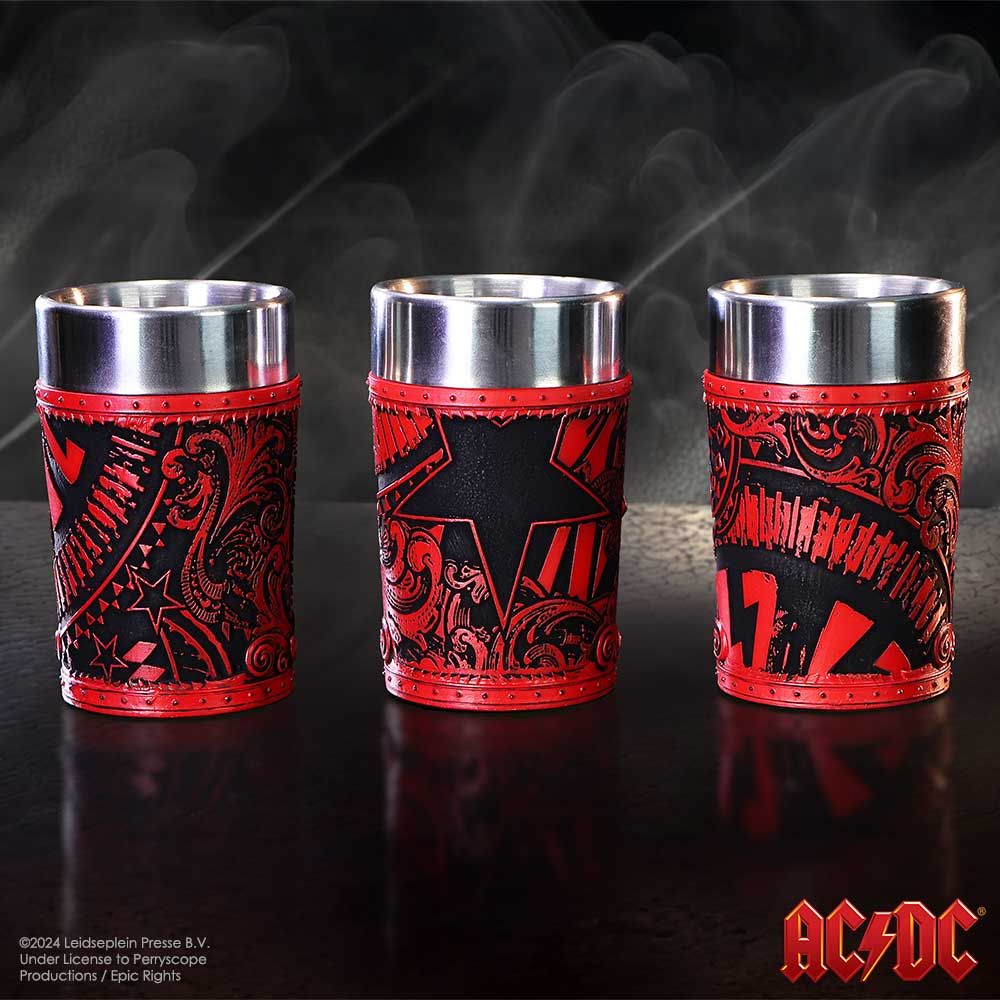 NEMESIS NOW AC/DC logo glass set - Slika 9