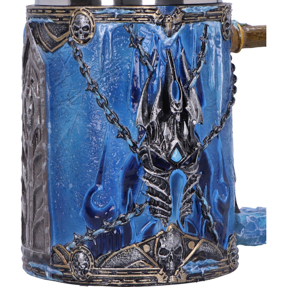 NEMESIS NOW WORLD OF WARCRAFT THE LICH KING TANKARD 15,5CM - Slika 5