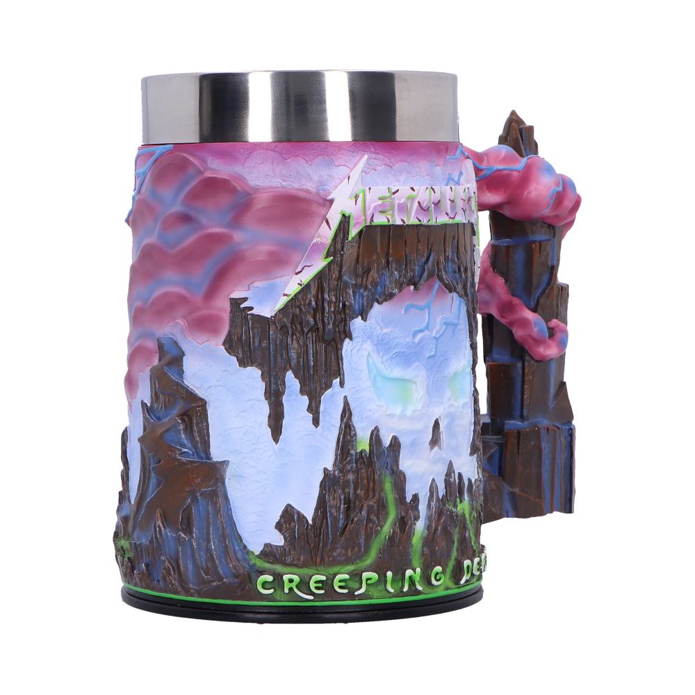 NEMESIS NOW METALLICA CREEPING DEATH TANKARD 15.5CM - Slika 4