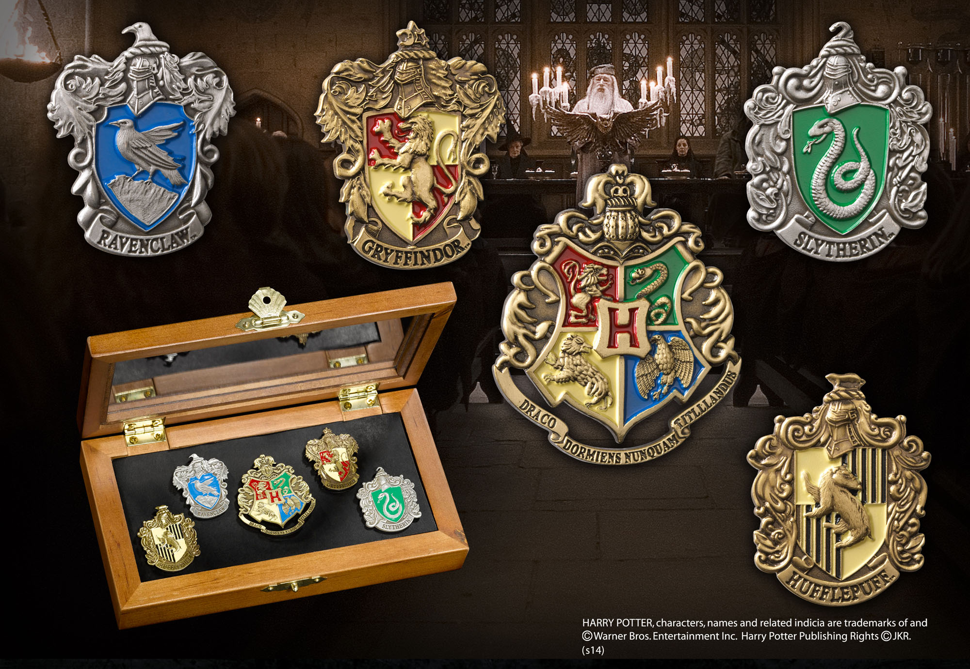 NOBLE COLLECTION Harry Potter Hogwarts House Pin