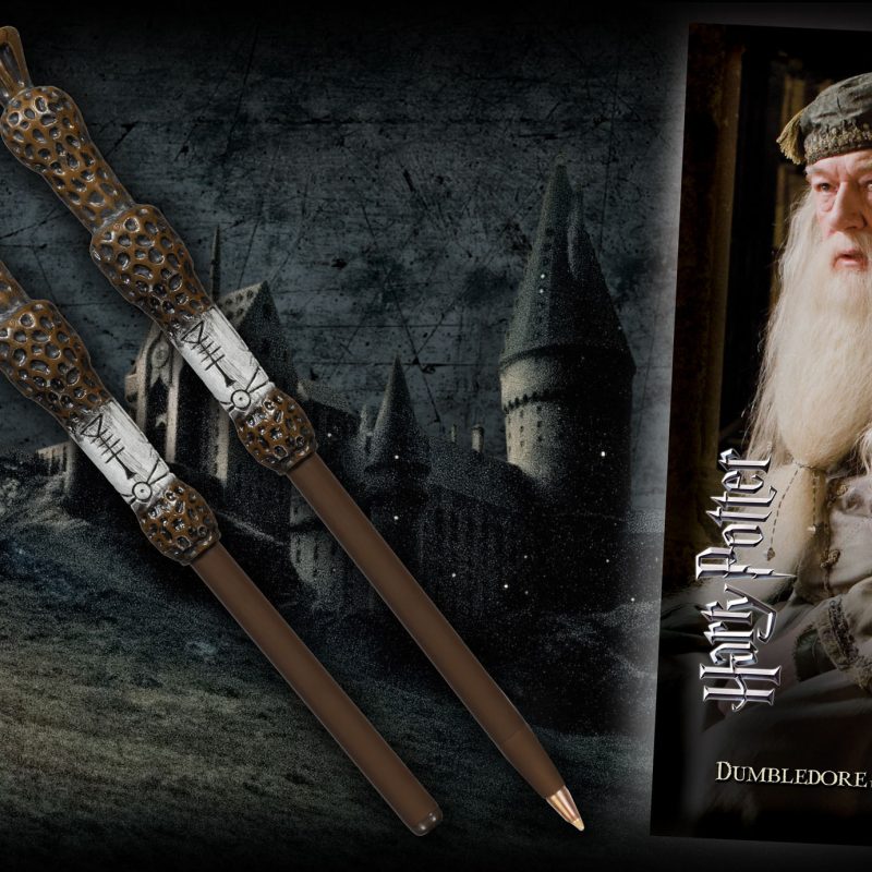 NOBLE COLLECTION Harry Potter Dumbledore Wand Pen And Bookmark