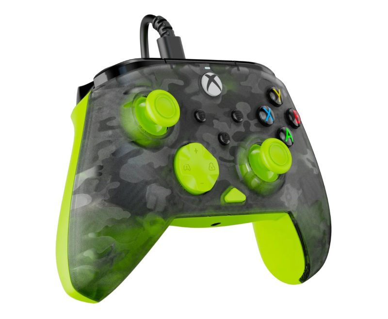 TURTLE BEACH XBOX WIRED REMATCH CONTROLLER GHOST CAMO BLACK/YELLOW - Slika 6