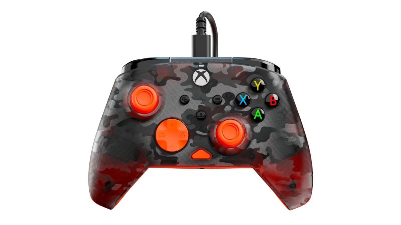 TURTLE BEACH XBOX WIRED REMATCH CONTROLLER GHOST CAMO BLACK/ORANGE - Slika 3