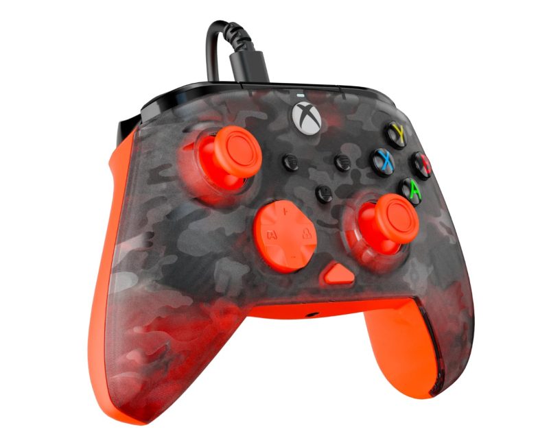 TURTLE BEACH XBOX WIRED REMATCH CONTROLLER GHOST CAMO BLACK/ORANGE - Slika 6