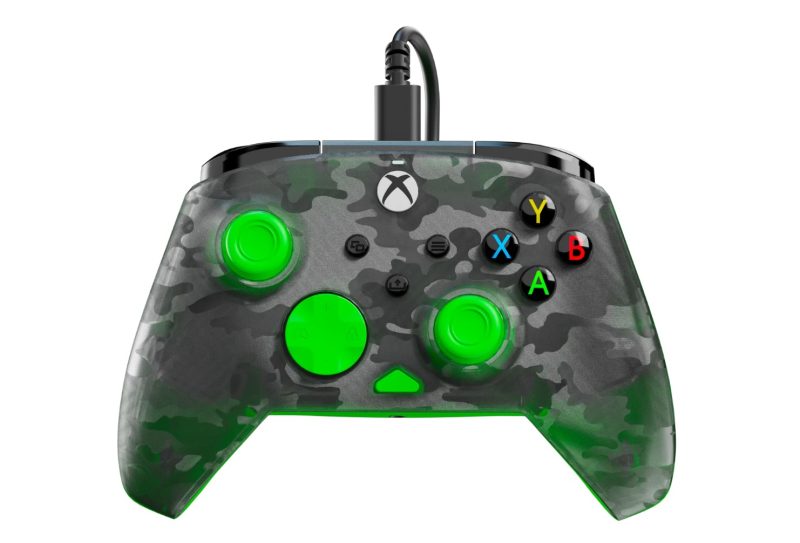 TURTLE BEACH XBOX WIRED REMATCH CONTROLLER GHOST CAMO BLACK/GREEN - Slika 3