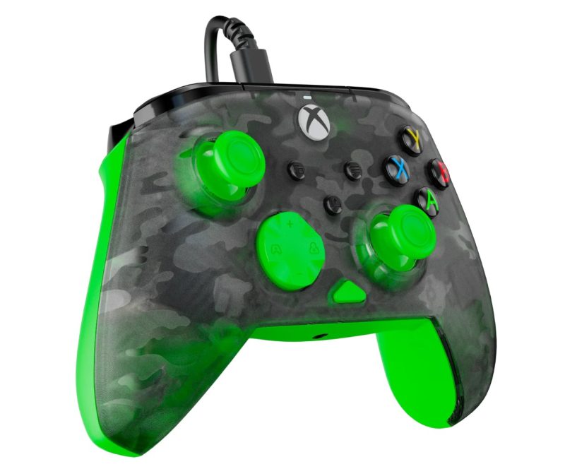 TURTLE BEACH XBOX WIRED REMATCH CONTROLLER GHOST CAMO BLACK/GREEN - Slika 6