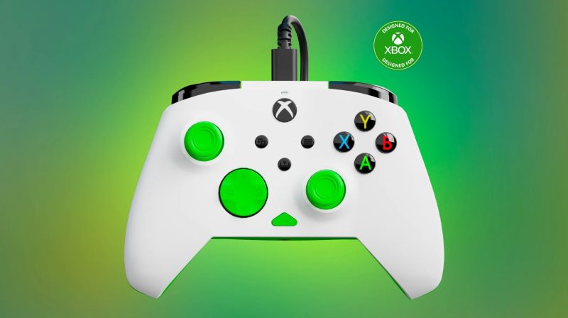TURTLE BEACH XBOX WIRED REMATCH CONTROLLER WHITE/GREEN