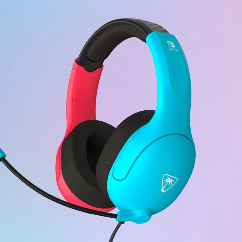 TURTLE BEACH HEADSET AIRLITE FIT NS2 NEON BLUE/RED