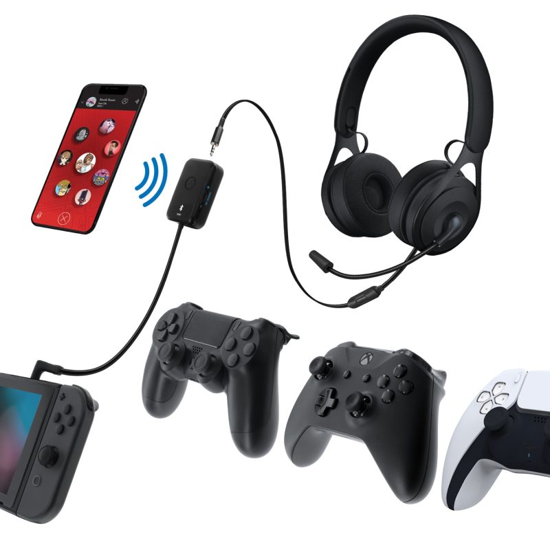 BIONIK CHAT MIXER FOR NINTENDO SWITCH, SWITCH LITE, PS5, PS4, XBOX X/S & ONE