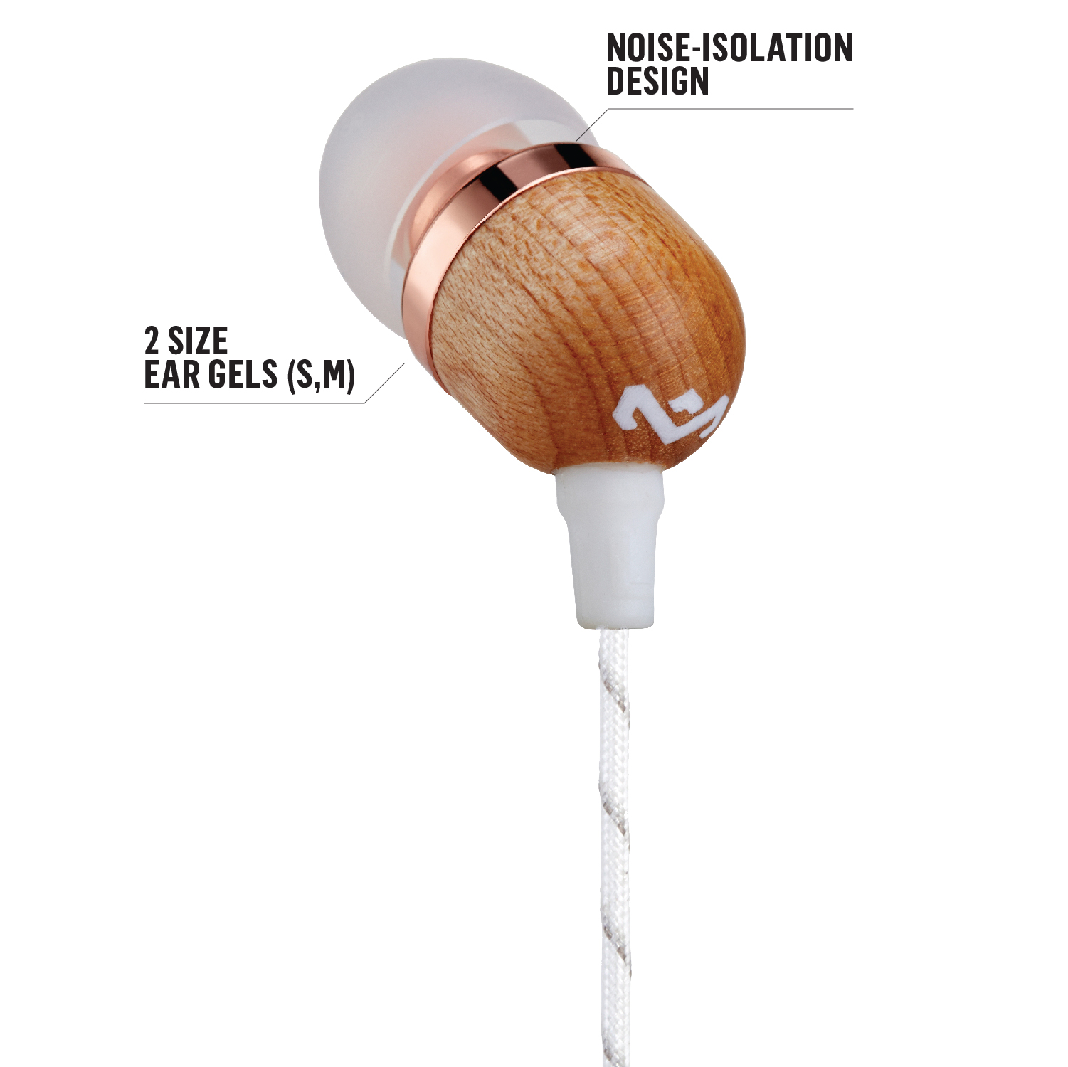 HOUSE OF MARLEY SMILE JAMAICA COPPER IN-EAR HEADPHONES - Slika 4