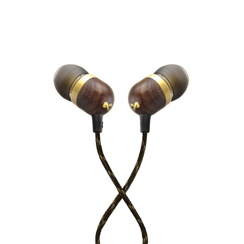 HOUSE OF MARLEY SMILE JAMAICA BRASS IN-EAR HEADPHONES