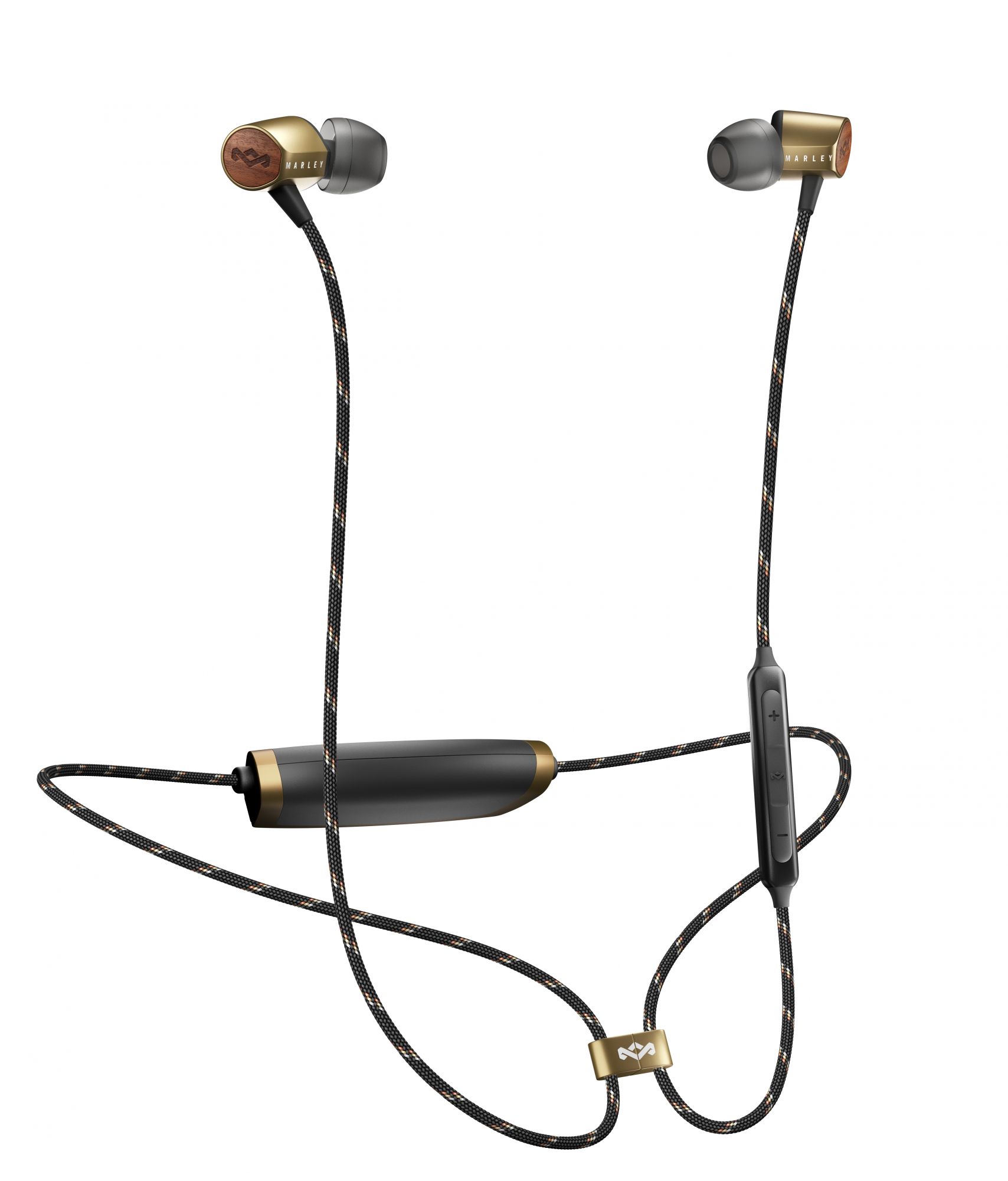 HOUSE OF MARLEY UPLIFT 2 BLUETOOTH BRASS IN-EAR HEADPHONES