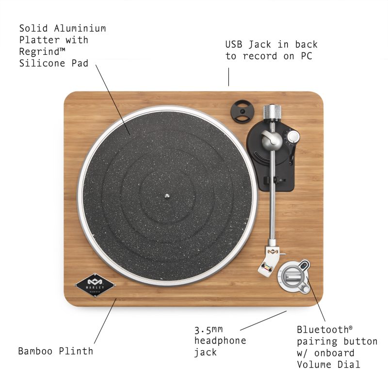 HOUSE OF MARLEY STIR IT UP WIRELESS TURNTABLE - Slika 2