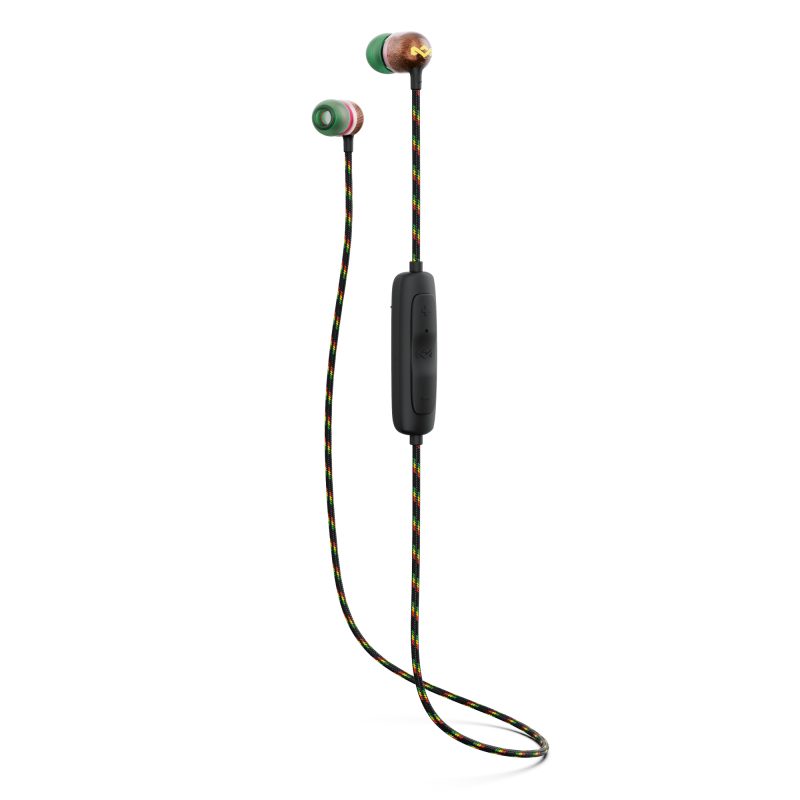 HOUSE OF MARLEY SMILE JAMAICA WIRELESS 2 RASTA IN-EAR HEADPHONES