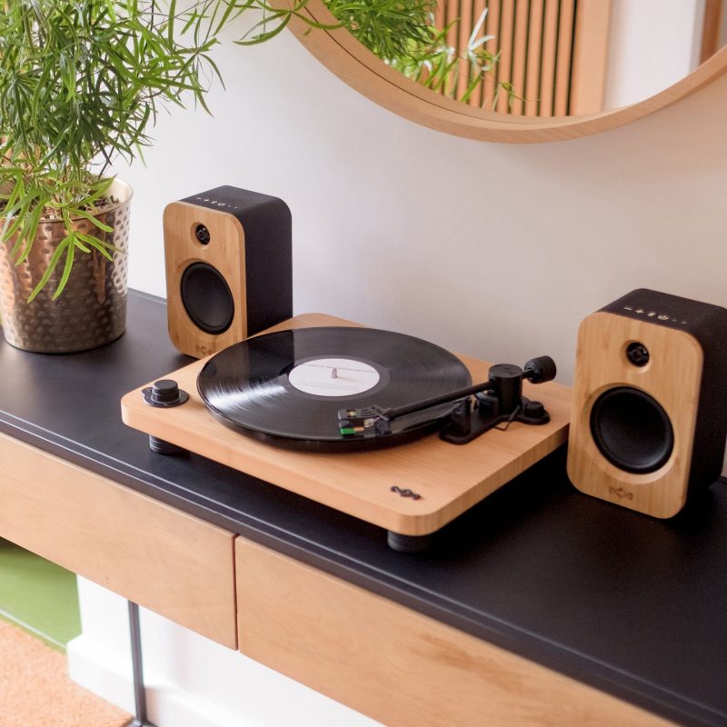 HOUSE OF MARLEY STIR IT UP LUX WIRELESS TURNTABLE SIGNATURE BLACK - Slika 3