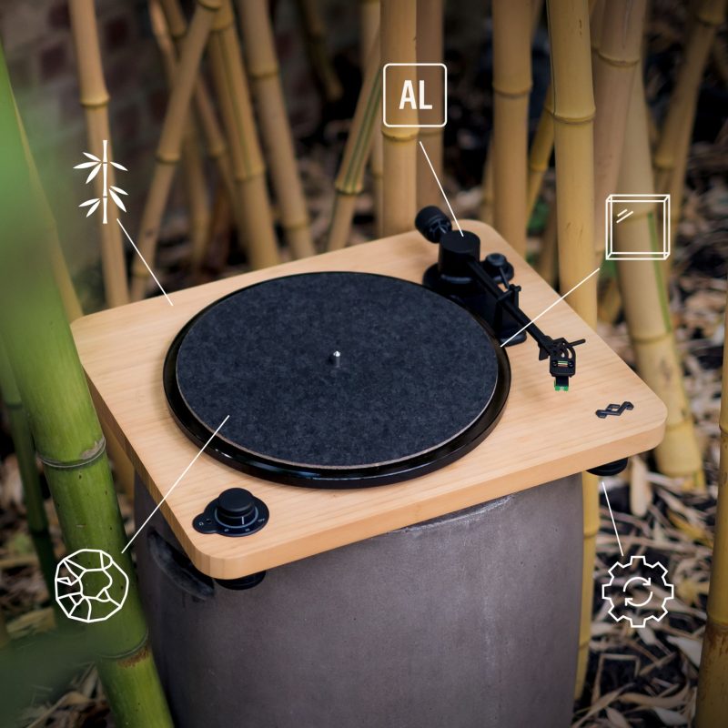 HOUSE OF MARLEY STIR IT UP LUX WIRELESS TURNTABLE SIGNATURE BLACK - Slika 7