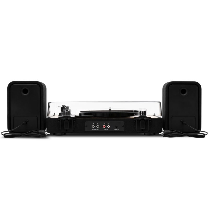 HOUSE OF MARLEY REVOLUTION BT TURNTABLE WITH SPEAKERS SIGNATURE BLACK - Slika 5