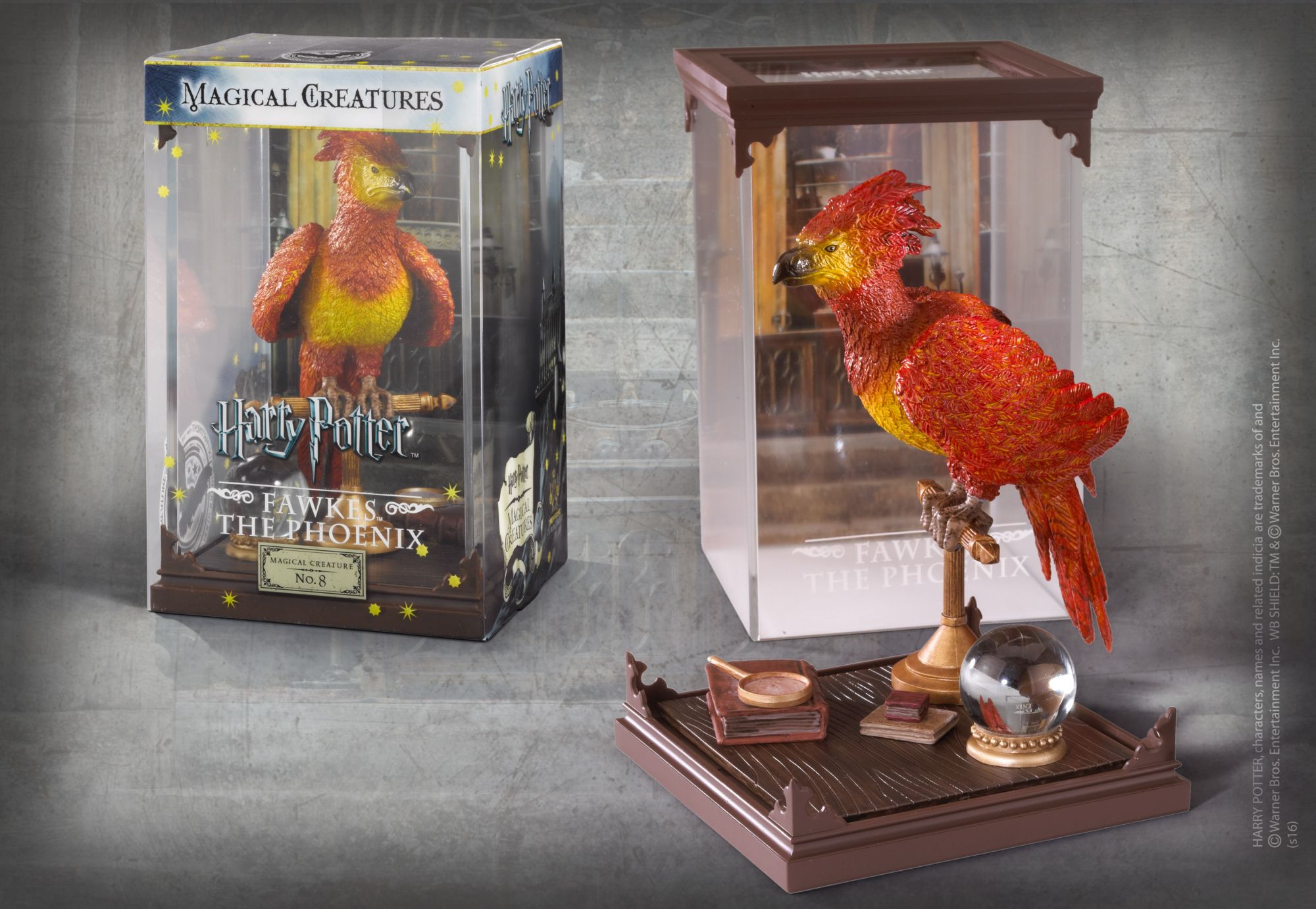 NOBLE COLLECTION Harry Potter Magical Creatures Fawkes Figurine