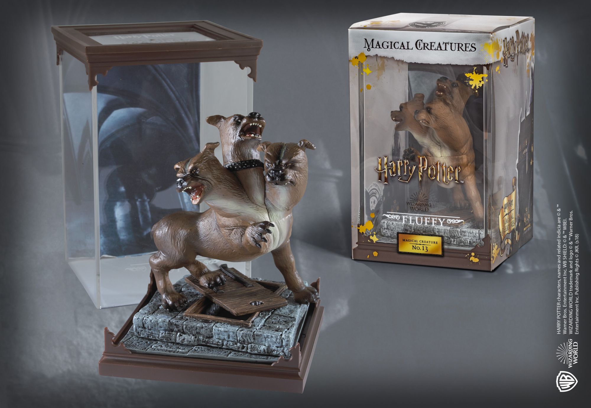 NOBLE COLLECTION Harry Potter Magical Creatures Fluffy Figurine
