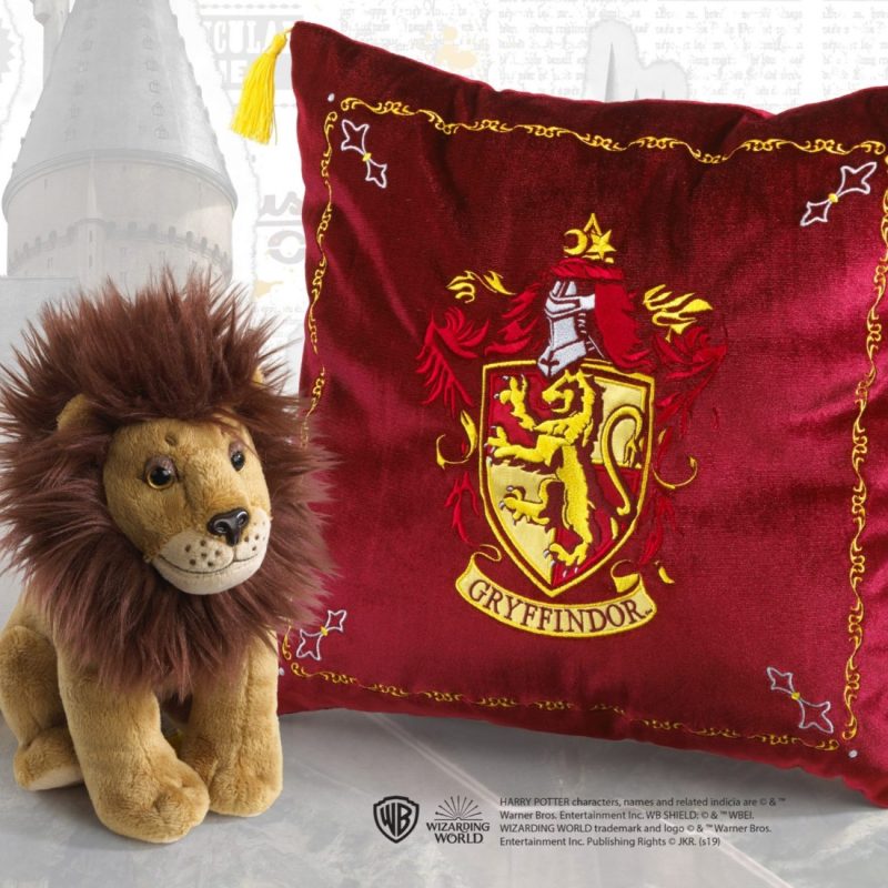 NOBLE COLLECTION Harry Potter Gryffindor House Mascot & Cushion Plush