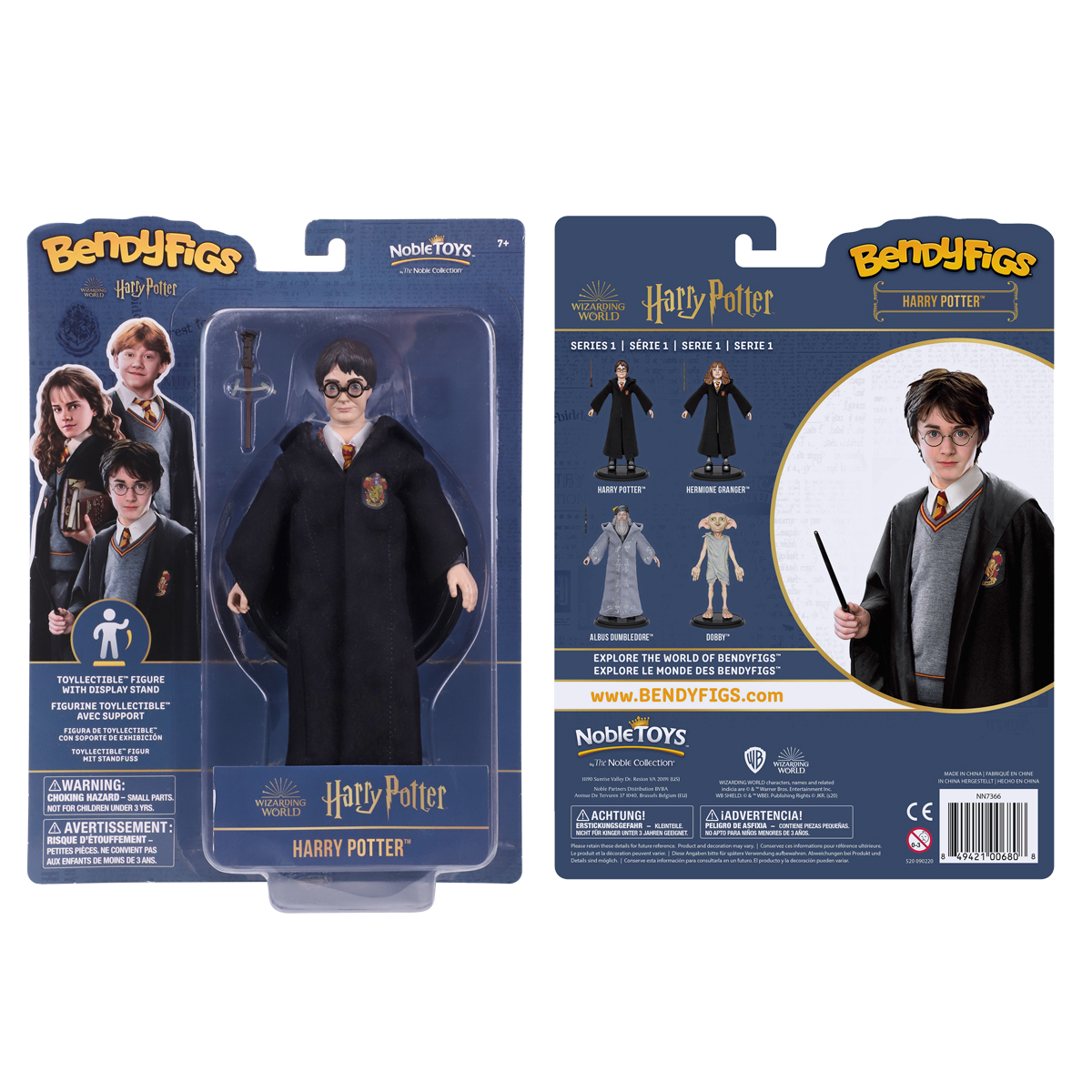 NOBLE COLLECTION Bendyfigs Harry Potter Harry Potter Figurine - Slika 5