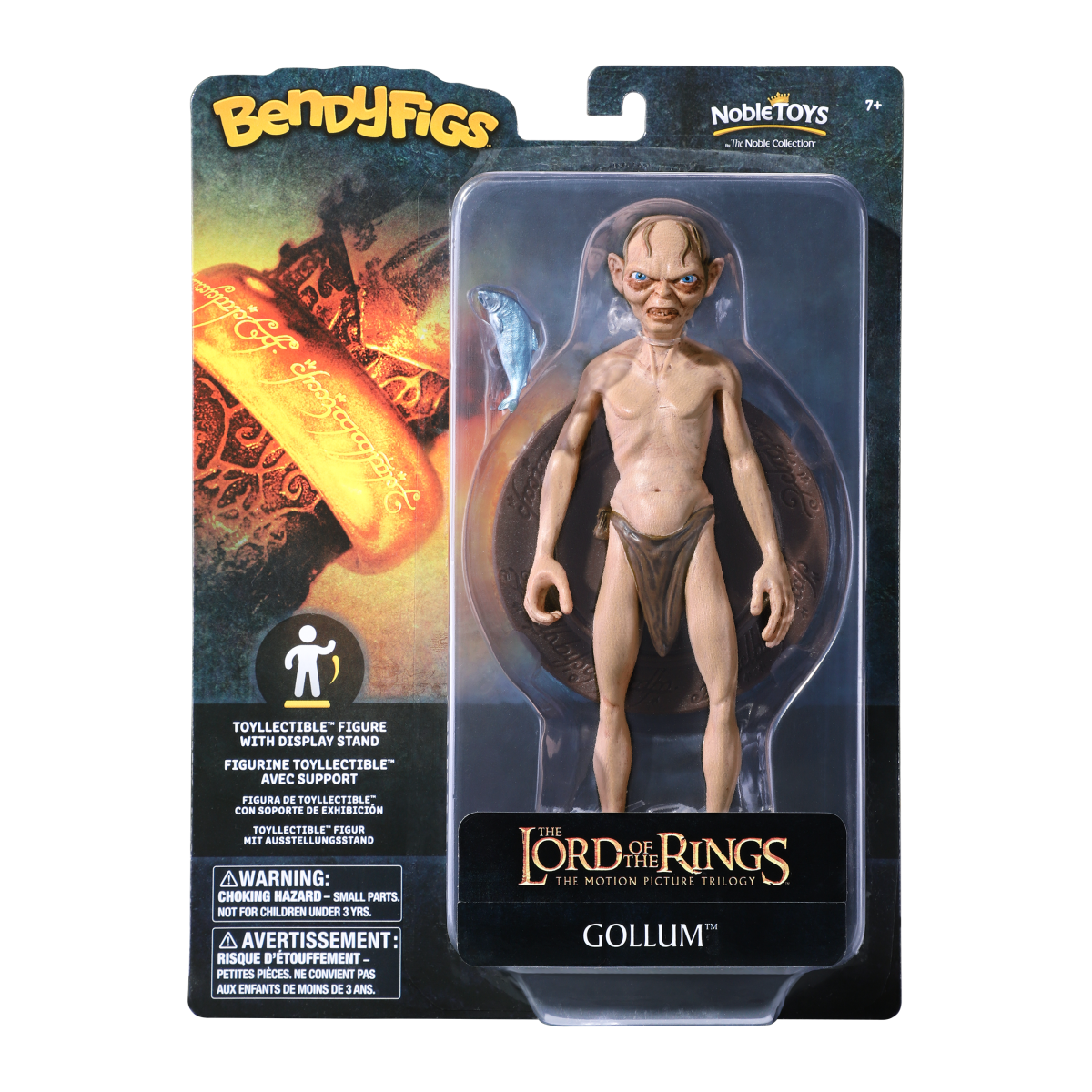 NOBLE COLLECTION Bendyfig Lord of the Rings Gollum Figurine - Slika 7