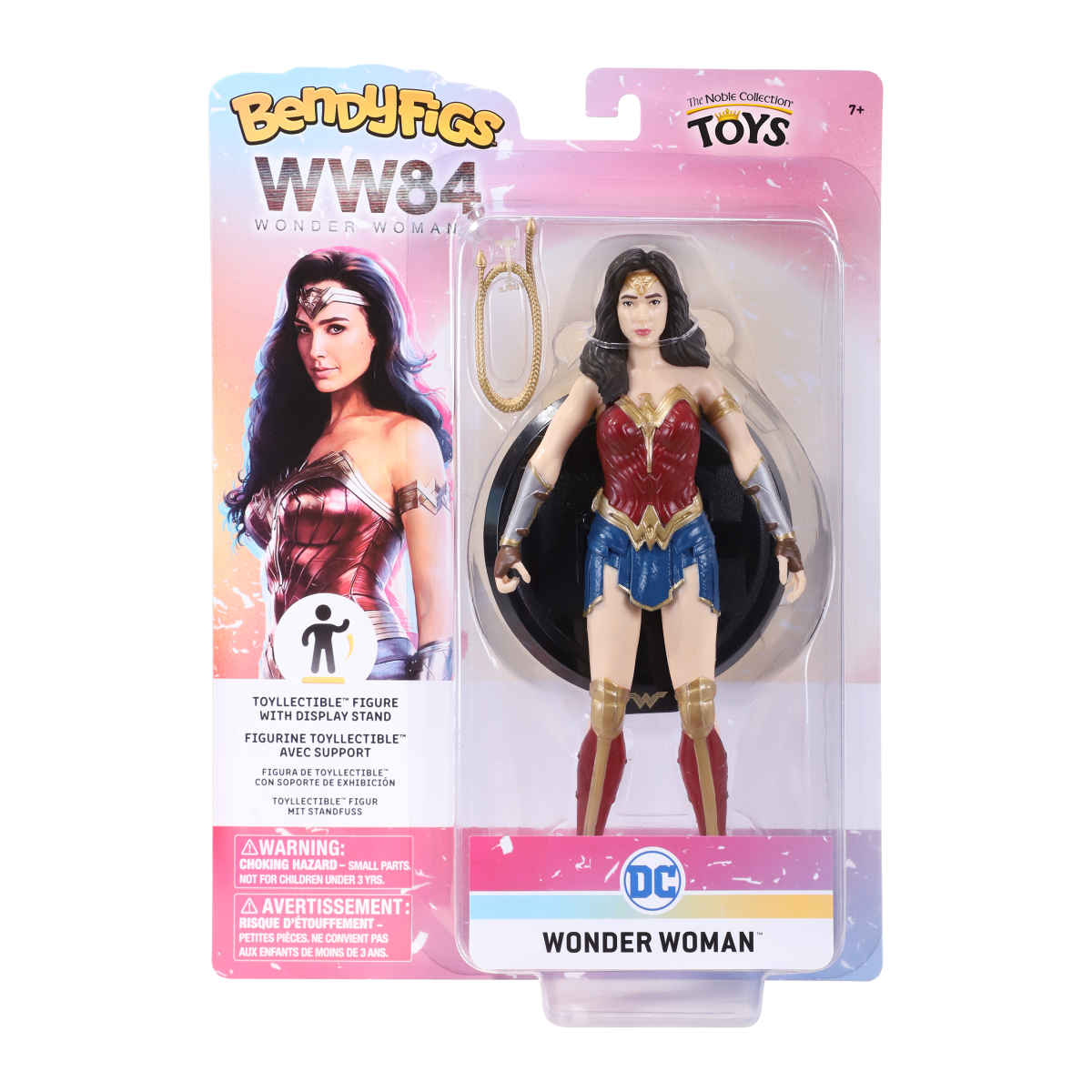NOBLE COLLECTION Bendyfigs DC WW84 Wonder Woman (Classic Outfit) Figurine - Slika 8