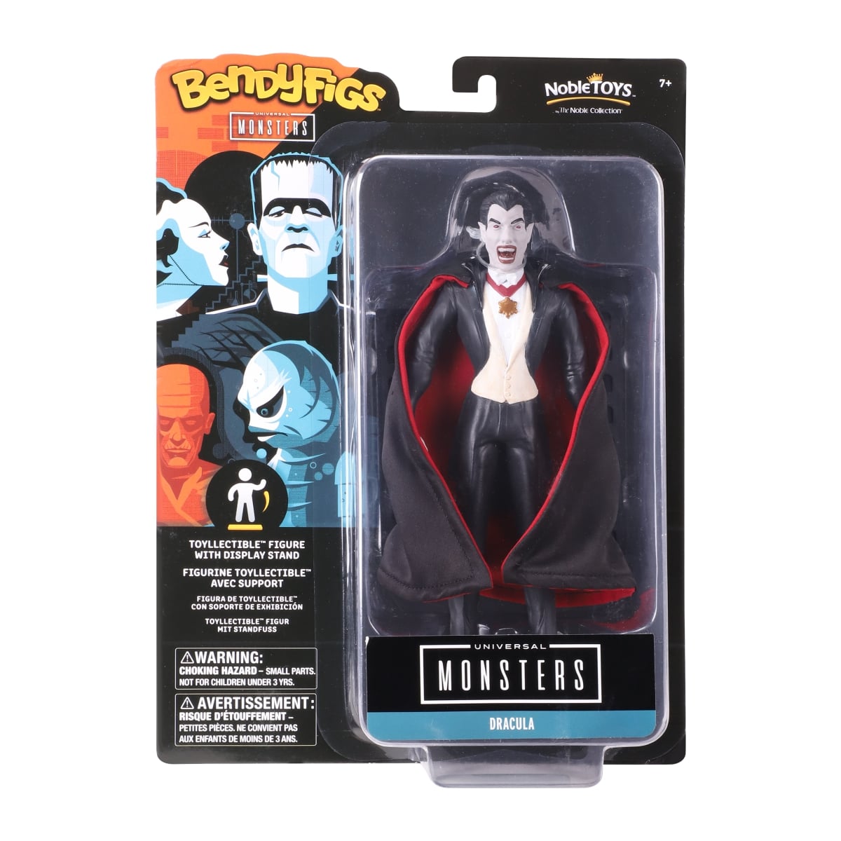 NOBLE COLLECTION Bendyfig Universal monsters Dracula figurica - Slika 8