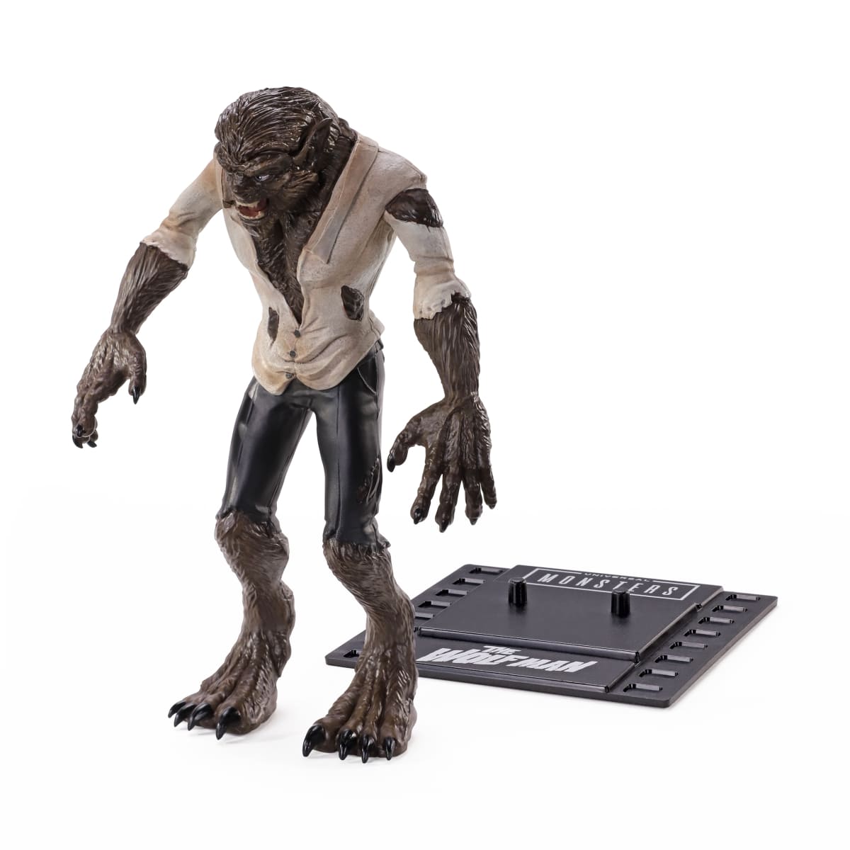 NOBLE COLLECTION Bendyfig Universal monsters Wolfman figurica - Slika 6