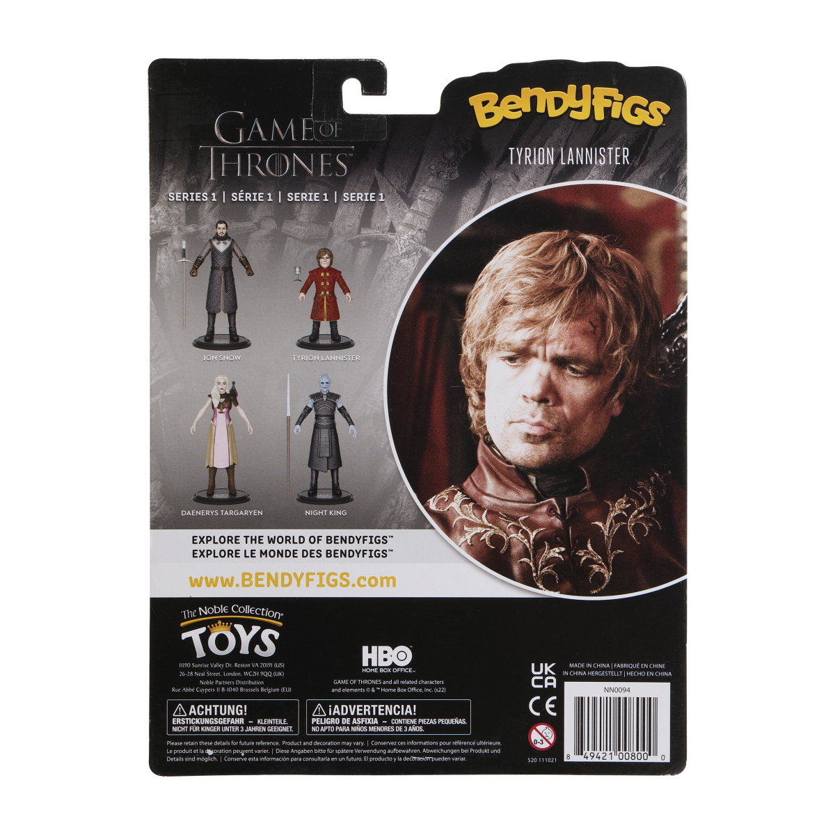 NOBLE COLLECTION Bendyfig Game of Thrones Tyrion Lannister Figurine - Slika 8