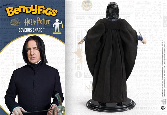 NOBLE COLLECTION Bendyfigs Harry Potter Severus Snape Figurine - Slika 2