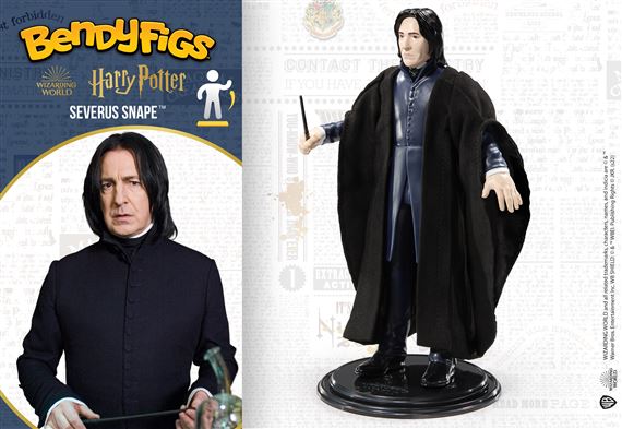 NOBLE COLLECTION Bendyfigs Harry Potter Severus Snape Figurine - Slika 3
