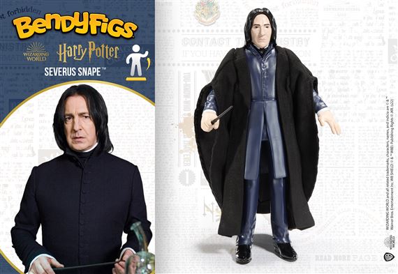 NOBLE COLLECTION Bendyfigs Harry Potter Severus Snape Figurine - Slika 6