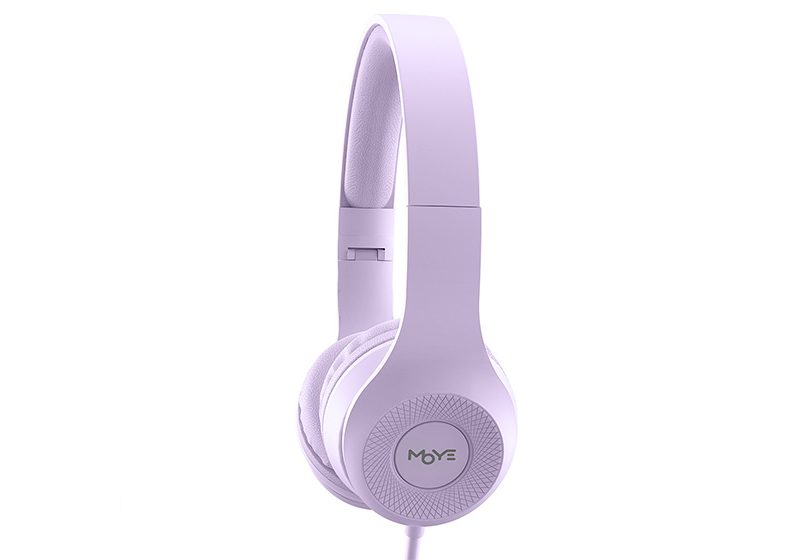 MOYE ENYO FOLDABLE HEADPHONES WITH MICROPHONE PINK