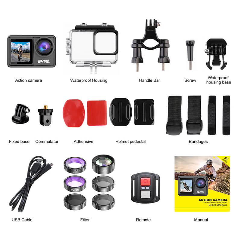 MOYE VENTURE 5K DUO ACTION CAMERA - Slika 4