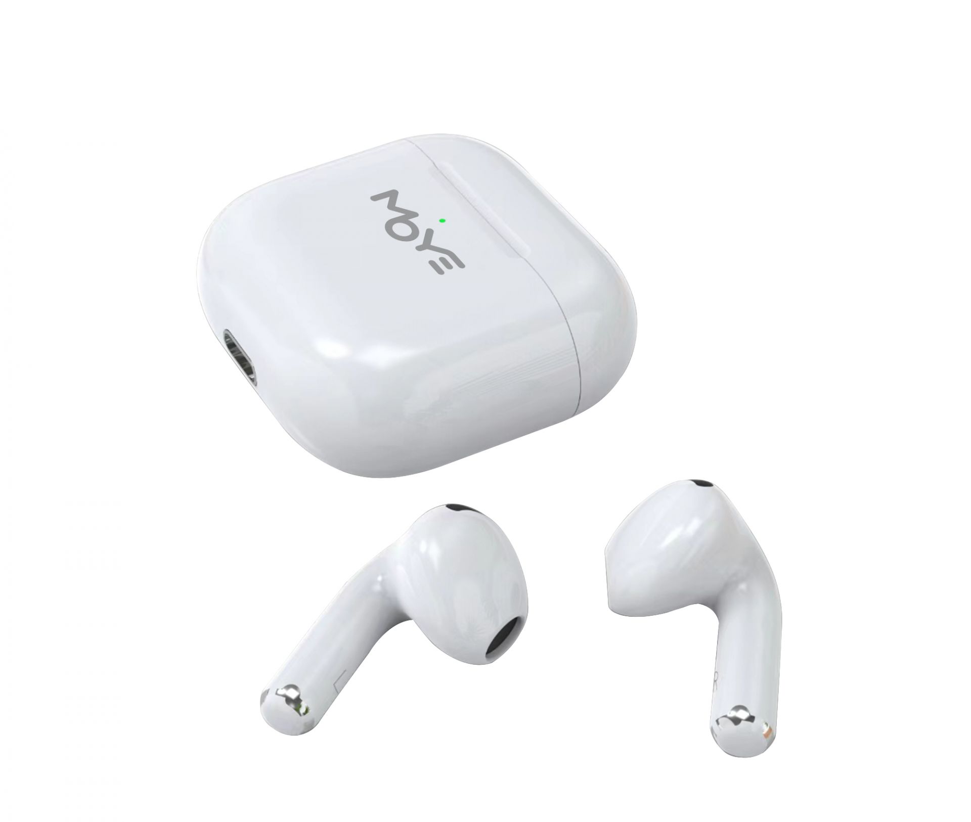 MOYE AURRAS 3 LITE TRUE WIRELESS EARPHONE WHITE - Slika 2