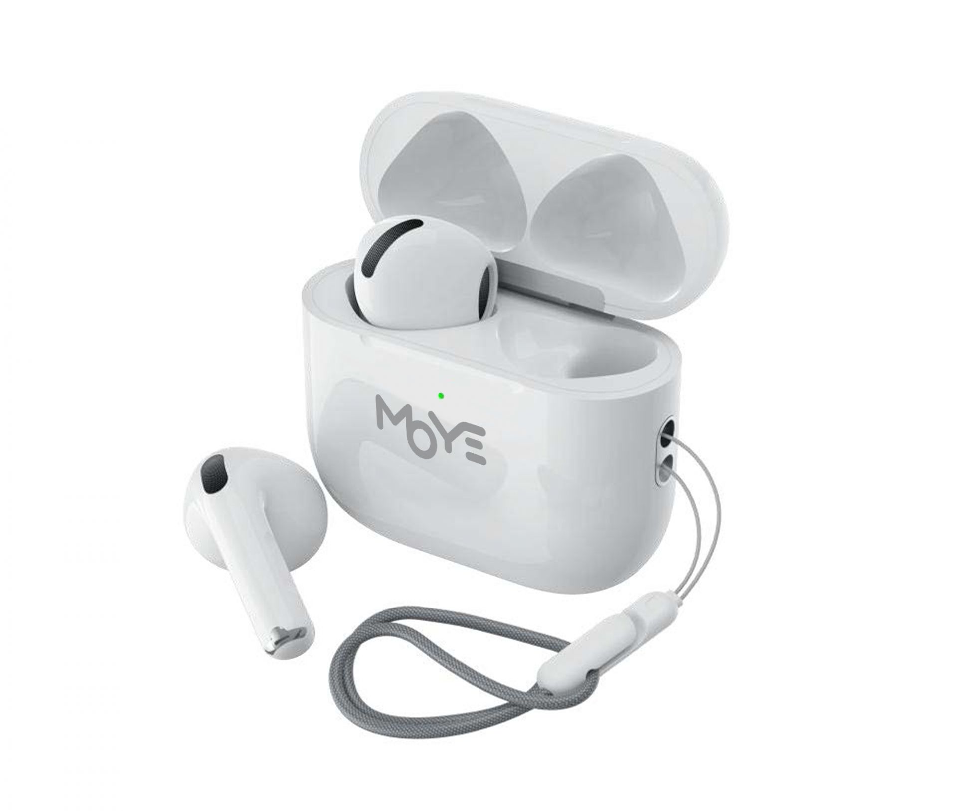 MOYE AURRAS 3 LITE TRUE WIRELESS EARPHONE WHITE - Slika 3