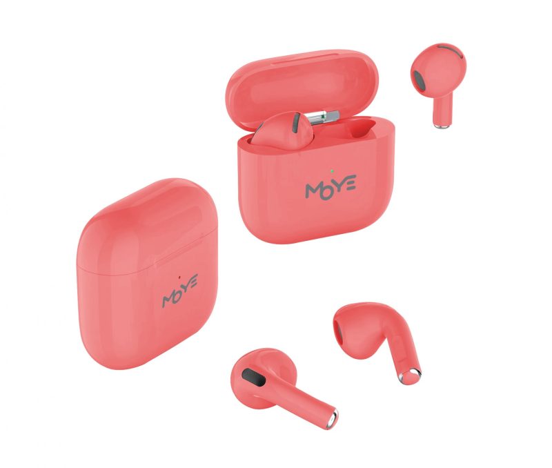 MOYE AURRAS 3 LITE TRUE WIRELESS EARPHONE RED - Slika 2