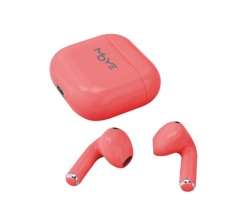MOYE AURRAS 3 LITE TRUE WIRELESS EARPHONE RED - Slika 3