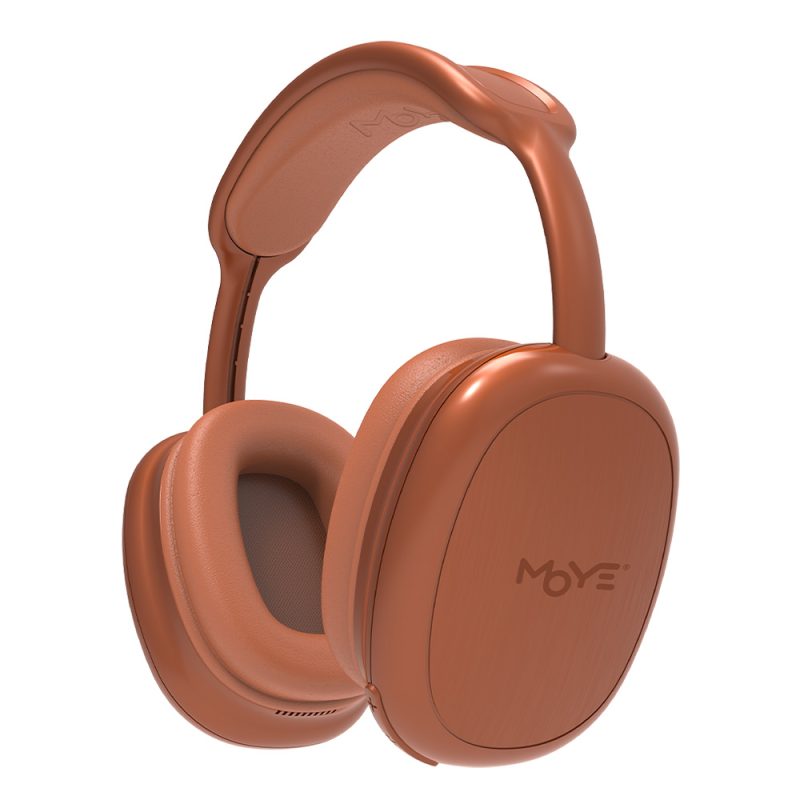 MOYE STELLAR BT HEADPHONES WITH MICROPHONE COPPER
