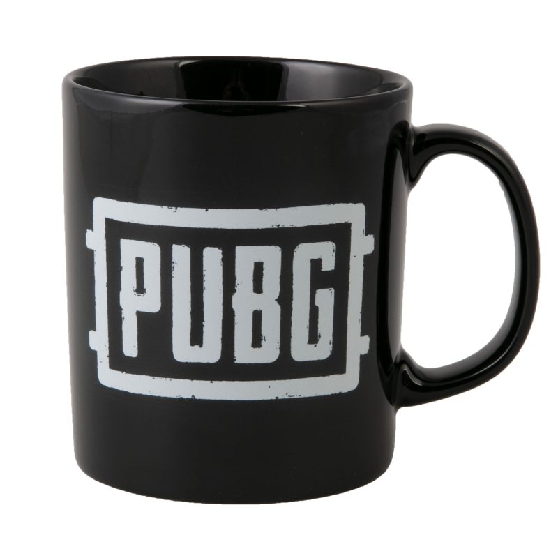JINX PUBG logo šalica - crno/bijela
