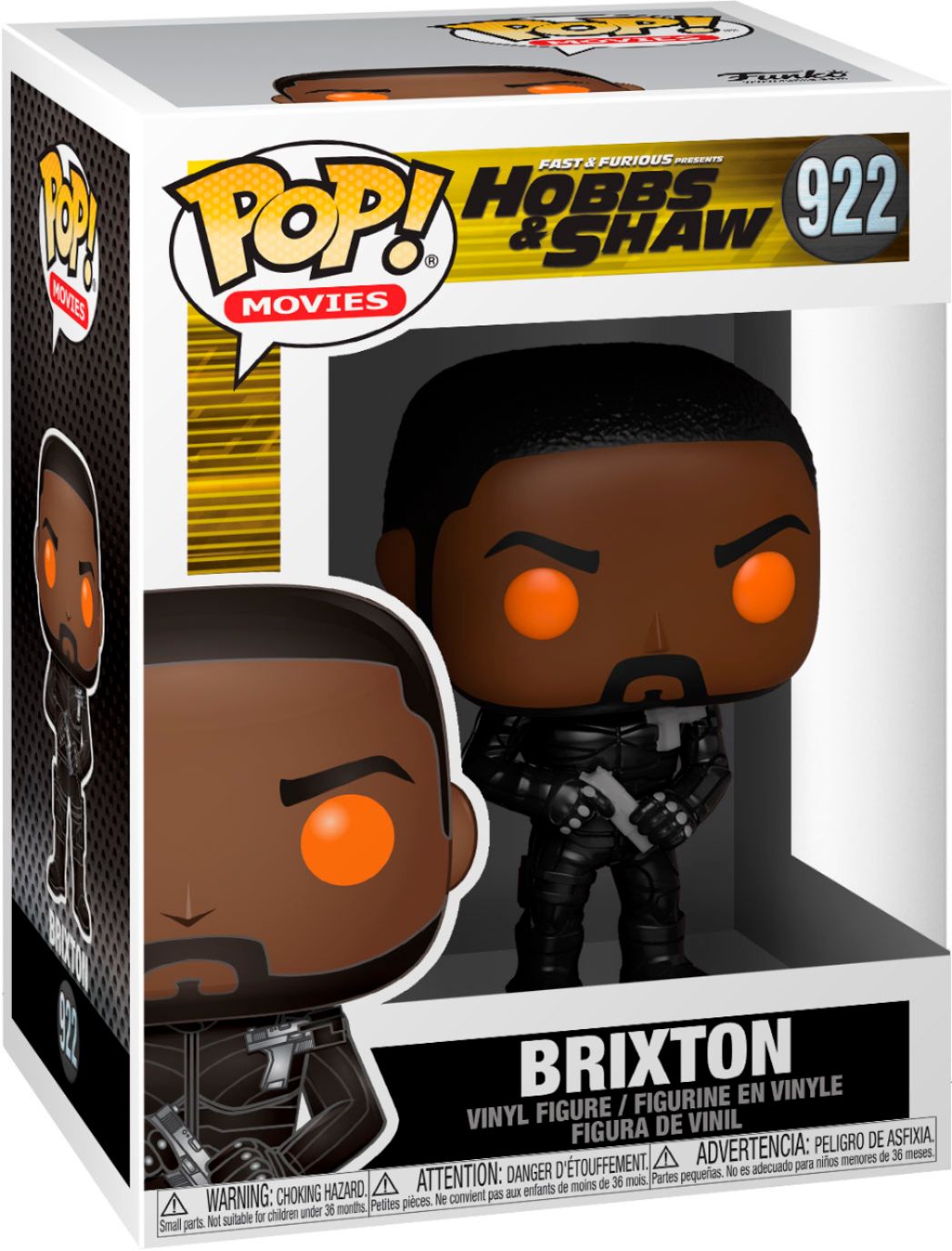 FUNKO POP MOVIES: HOBBS & SHAW- BRIXTON W/ ORANGE EYES - Slika 2