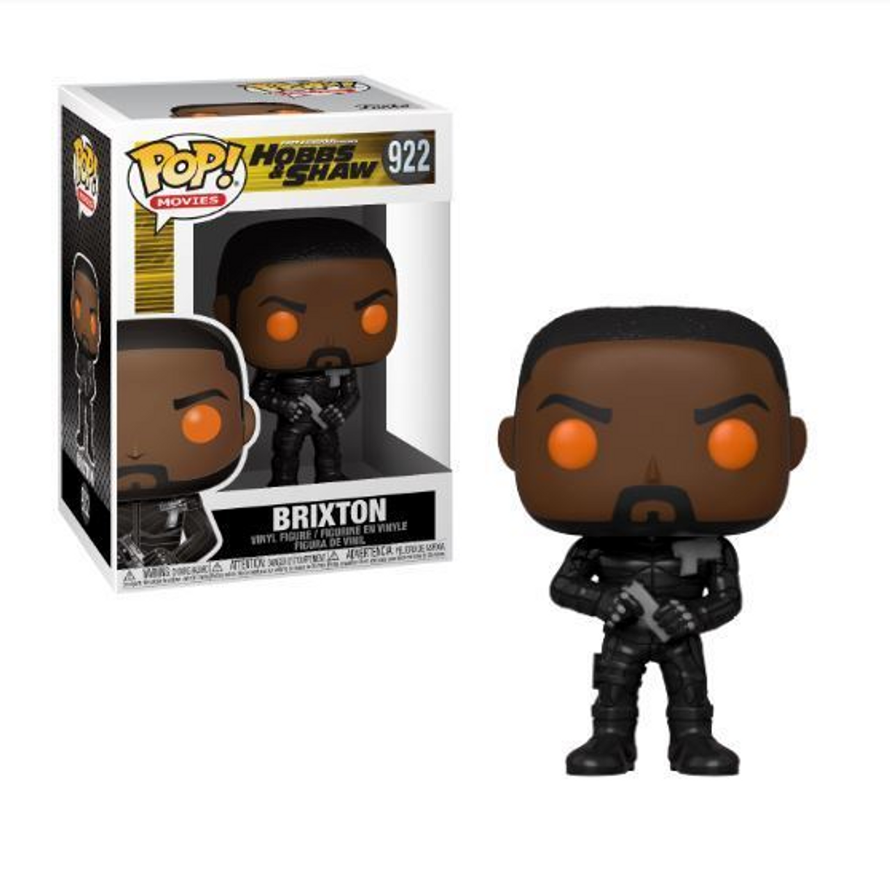 FUNKO POP MOVIES: HOBBS & SHAW- BRIXTON W/ ORANGE EYES - Slika 3