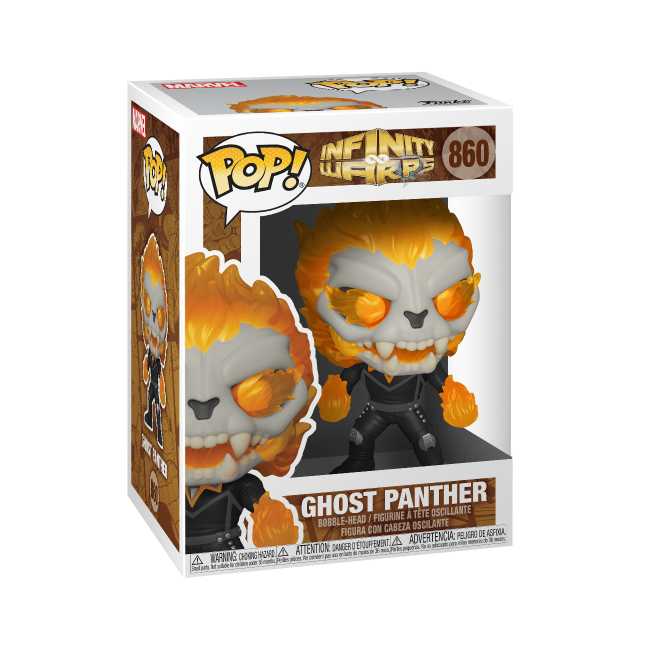 FUNKO POP: MARVEL - INFINITY WARPS - GHOST PANTHER - Slika 3