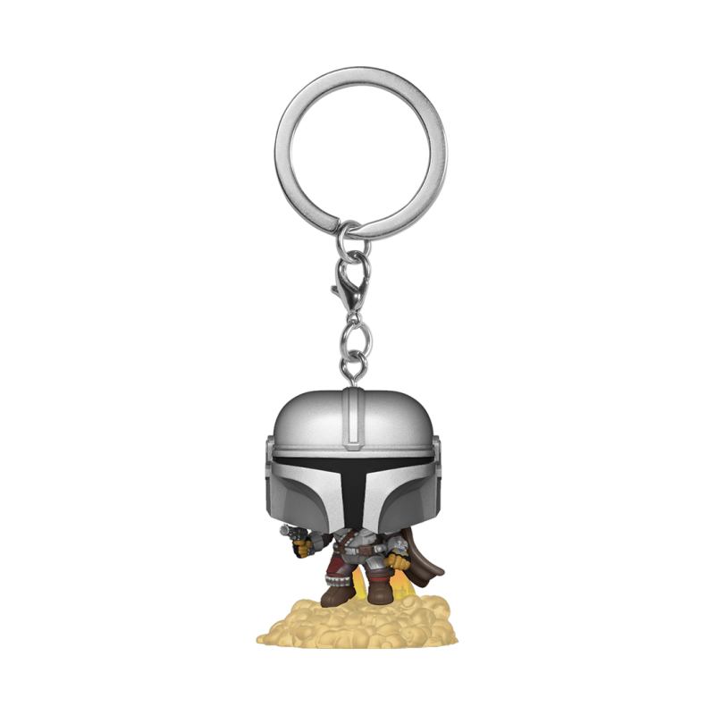 FUNKO POCKET POP KEYCHAIN Star Wars The Mandalorian The Mandalorian with booster