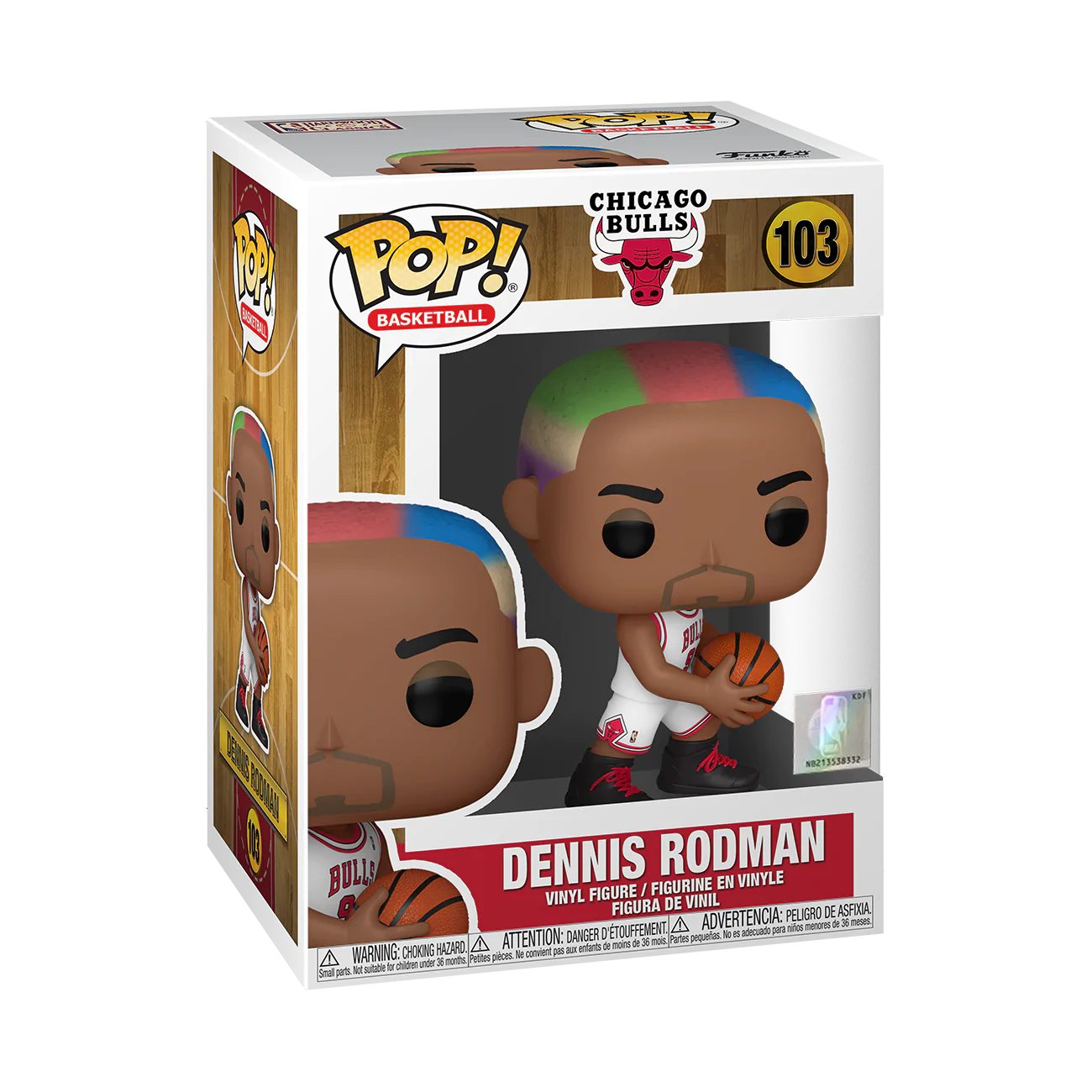 FUNKO POP NBA: LEGENDS - DENNIS RODMAN (BULLS HOME) - Slika 3
