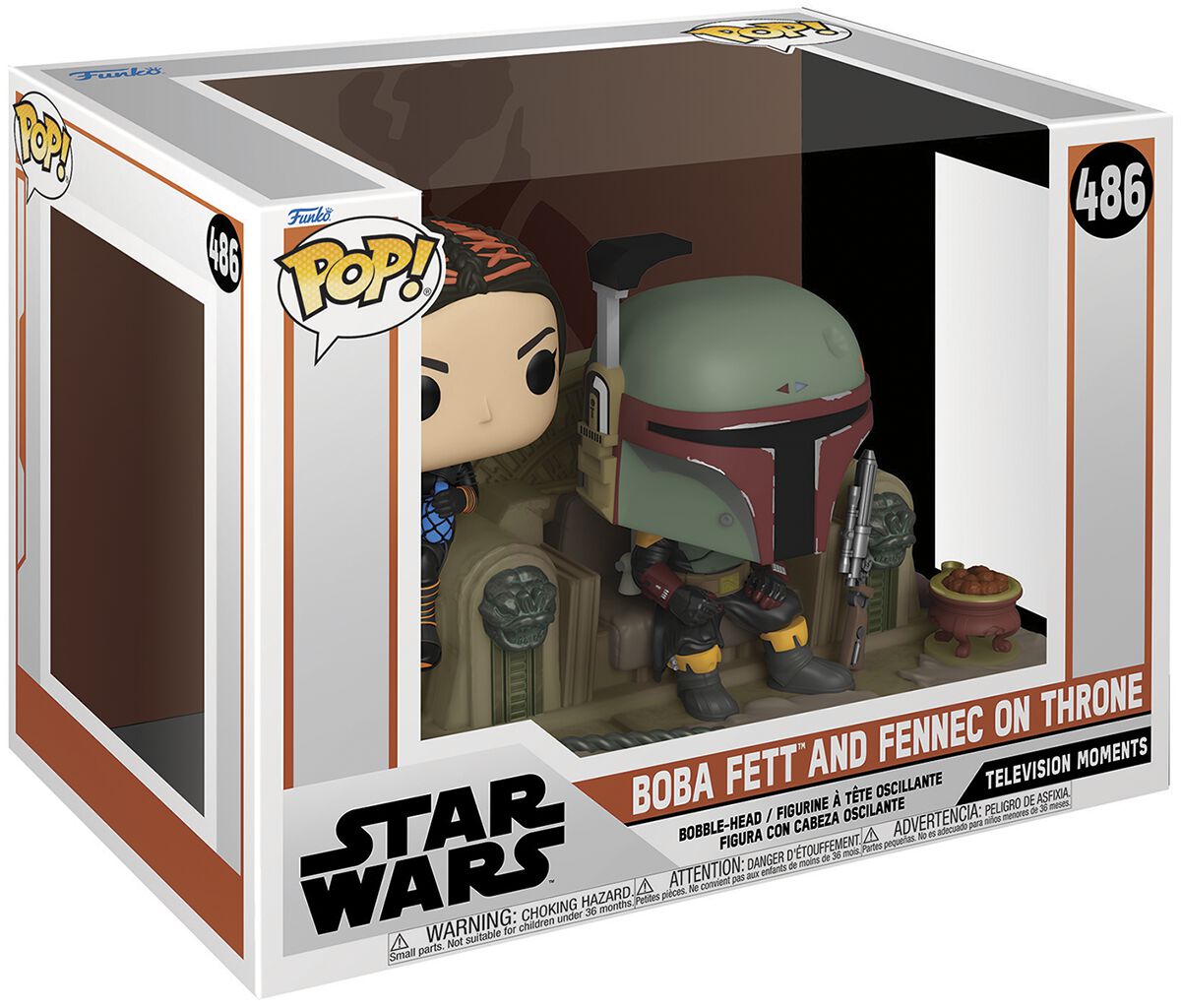 FUNKO POP MOMENT: MANDALORIAN - BOBA FETT & FENNEC SHAND - Slika 3