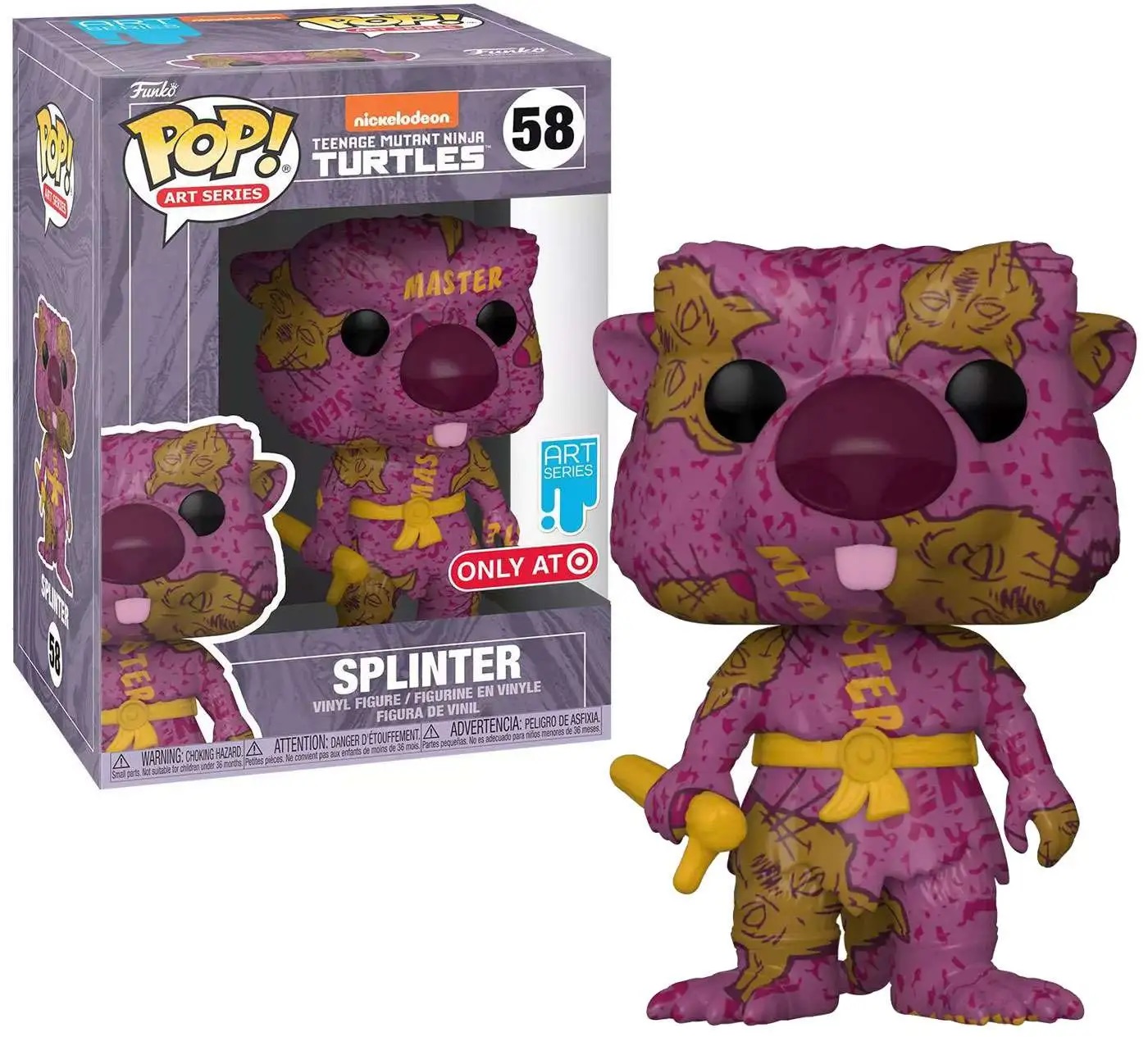 FUNKO POP ARTIST SERIES: TEENAGE MUTANT NINJA TURTLES - SPLINTER (EXC) - Slika 3
